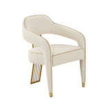 Corralis Performance Boucle Dining Chair by TOV Furniture at Eve Furniture