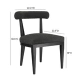 Palla Performance Boucle Dining Chair by TOV Furniture at Eve Furniture