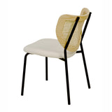 Nessie Natural Rattan Dining Chair - Set of 2 by TOV Furniture at Eve Furniture
