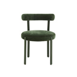 Margaret Performance Chenille Bolster Back Dining Chair by TOV Furniture at Eve Furniture