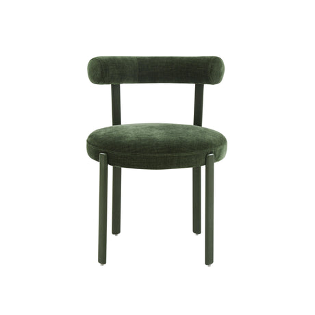 Margaret Performance Chenille Bolster Back Dining Chair by TOV Furniture at Eve Furniture
