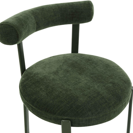 Margaret Performance Chenille Bolster Back Dining Chair by TOV Furniture at Eve Furniture
