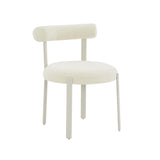 Margaret Performance Chenille Bolster Back Dining Chair by TOV Furniture at Eve Furniture