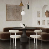 Margaret Performance Chenille Bolster Back Dining Chair by TOV Furniture at Eve Furniture