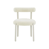 Margaret Performance Chenille Bolster Back Dining Chair by TOV Furniture at Eve Furniture