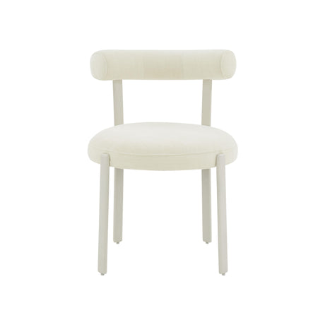 Margaret Performance Chenille Bolster Back Dining Chair by TOV Furniture at Eve Furniture