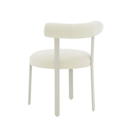 Margaret Performance Chenille Bolster Back Dining Chair by TOV Furniture at Eve Furniture