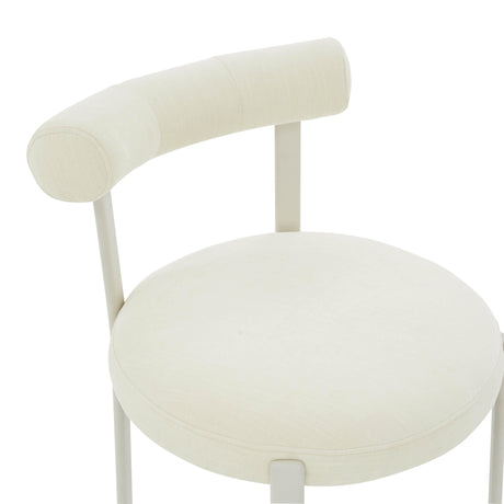 Margaret Performance Chenille Bolster Back Dining Chair by TOV Furniture at Eve Furniture