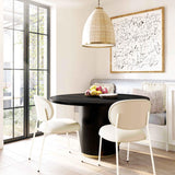 McKenzie Performance Vegan Leather Stackable Dining Chair - Set of 2 by TOV Furniture at Eve Furniture