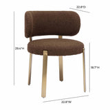 Margaret Performance Boucle Dining Chair by TOV Furniture at Eve Furniture