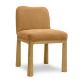 Tiara Performance Velvet and Oak Dining Chair by TOV Furniture at Eve Furniture