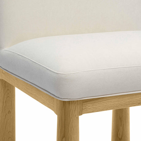 Tiara Performance Velvet and Oak Dining Chair by TOV Furniture at Eve Furniture