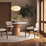 Betsy Taupe Vegan Leather Dining Chair by TOV Furniture at Eve Furniture