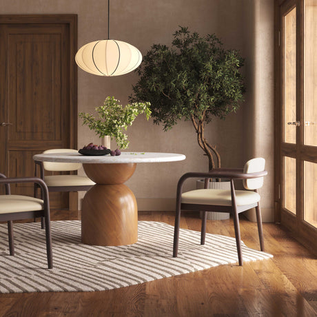 Betsy Taupe Vegan Leather Dining Chair by TOV Furniture at Eve Furniture