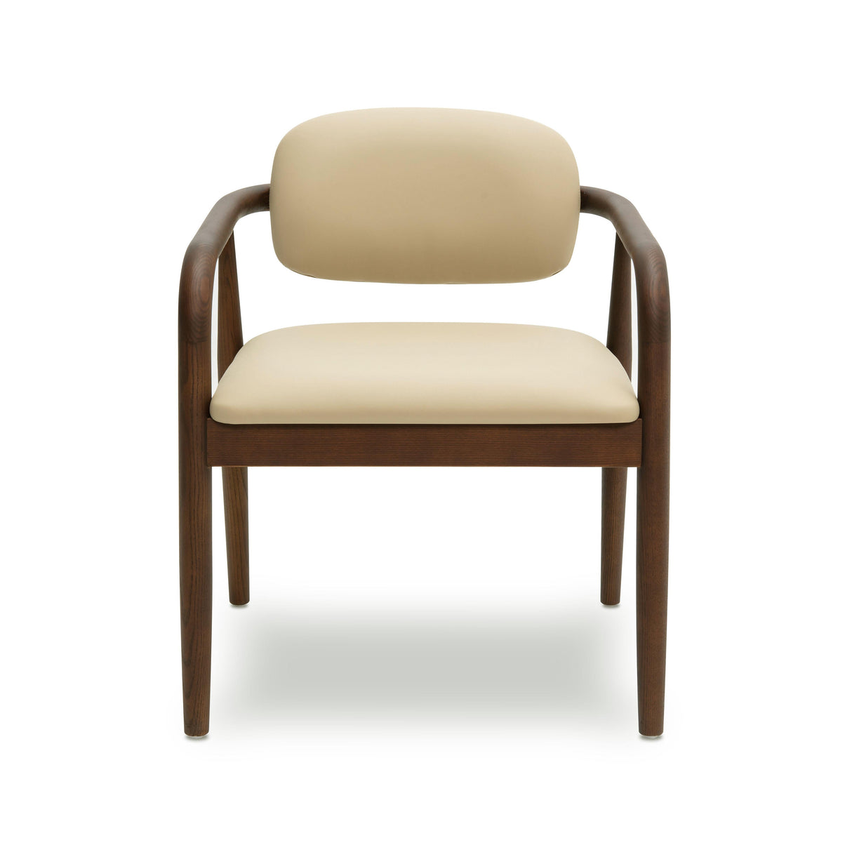 Betsy Taupe Vegan Leather Dining Chair by TOV Furniture at Eve Furniture