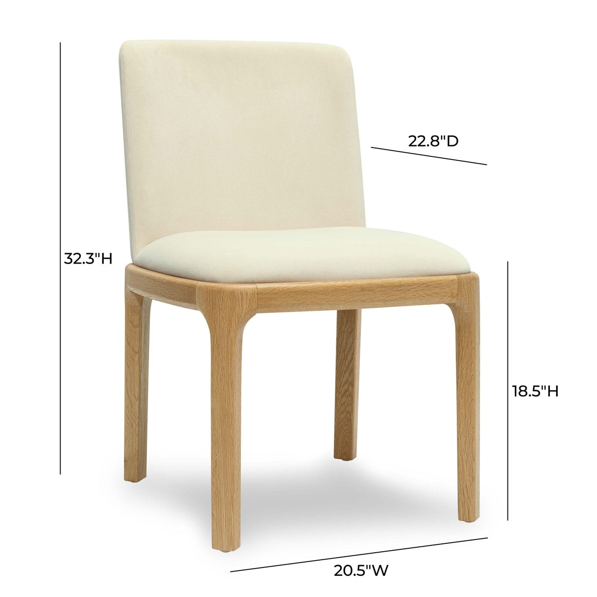 Rebecca Performance Velvet Dining Chair by TOV Furniture at Eve Furniture