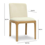 Rebecca Performance Velvet Dining Chair by TOV Furniture at Eve Furniture