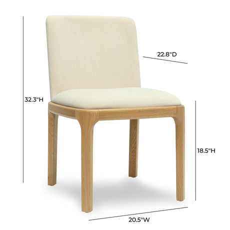 Rebecca Performance Velvet Dining Chair by TOV Furniture at Eve Furniture