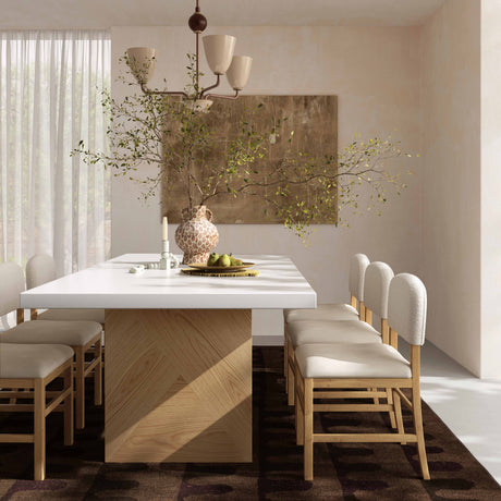 Calla Performance Velvet Dining Chair by TOV Furniture at Eve Furniture