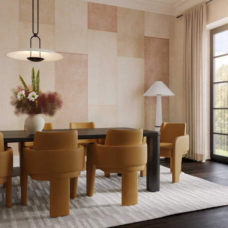 Leo Performance Vegan Leather Dining Chair by TOV Furniture at Eve Furniture