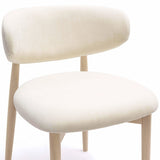 Zinea Performance Textured Velvet Dining Chair by TOV Furniture at Eve Furniture
