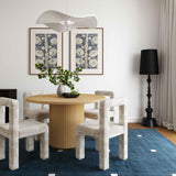 Hazel Cream Patterned Jacquard Dining Chair by TOV Furniture at Eve Furniture