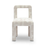 Hazel Cream Patterned Jacquard Dining Chair by TOV Furniture at Eve Furniture