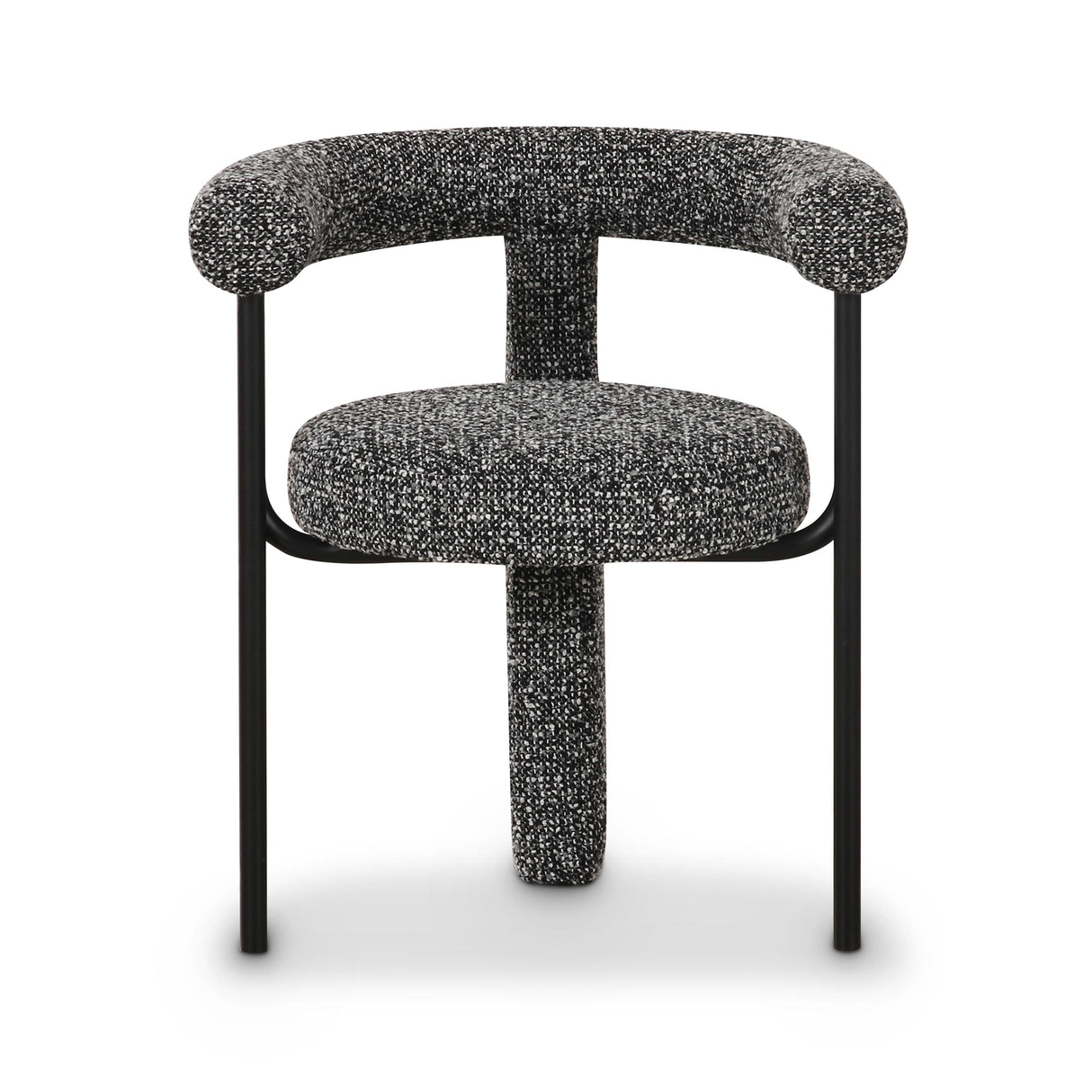 Synn Black Performance Boucle Dining Chair by TOV Furniture at Eve Furniture