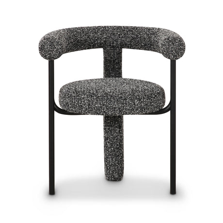 Synn Black Performance Boucle Dining Chair by TOV Furniture at Eve Furniture