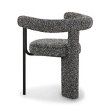 Synn Black Performance Boucle Dining Chair by TOV Furniture at Eve Furniture