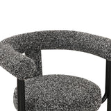 Synn Black Performance Boucle Dining Chair by TOV Furniture at Eve Furniture