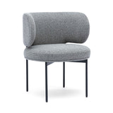 Maureen Speckled Grey Performance Boucle Dining Chair by TOV Furniture at Eve Furniture