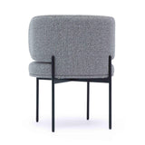 Maureen Speckled Grey Performance Boucle Dining Chair by TOV Furniture at Eve Furniture