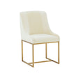 Lisa Pleated Velvet Dining Chair by Inspire Me! Home Decor by TOV Furniture at Eve Furniture