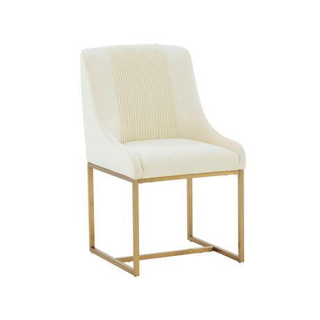 Lisa Pleated Velvet Dining Chair by Inspire Me! Home Decor by TOV Furniture at Eve Furniture