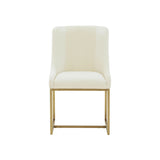 Lisa Pleated Velvet Dining Chair by Inspire Me! Home Decor by TOV Furniture at Eve Furniture