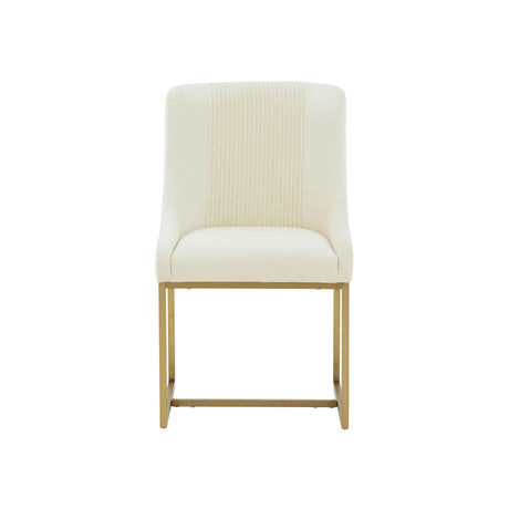 Lisa Pleated Velvet Dining Chair by Inspire Me! Home Decor by TOV Furniture at Eve Furniture