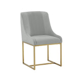 Lisa Pleated Velvet Dining Chair by Inspire Me! Home Decor by TOV Furniture at Eve Furniture
