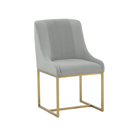 Lisa Pleated Velvet Dining Chair by Inspire Me! Home Decor by TOV Furniture at Eve Furniture