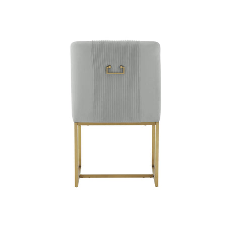 Lisa Pleated Velvet Dining Chair by Inspire Me! Home Decor by TOV Furniture at Eve Furniture