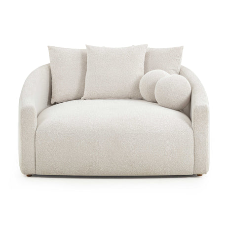 Hanim 54" Boucle Daybed by TOV Furniture at Eve Furniture