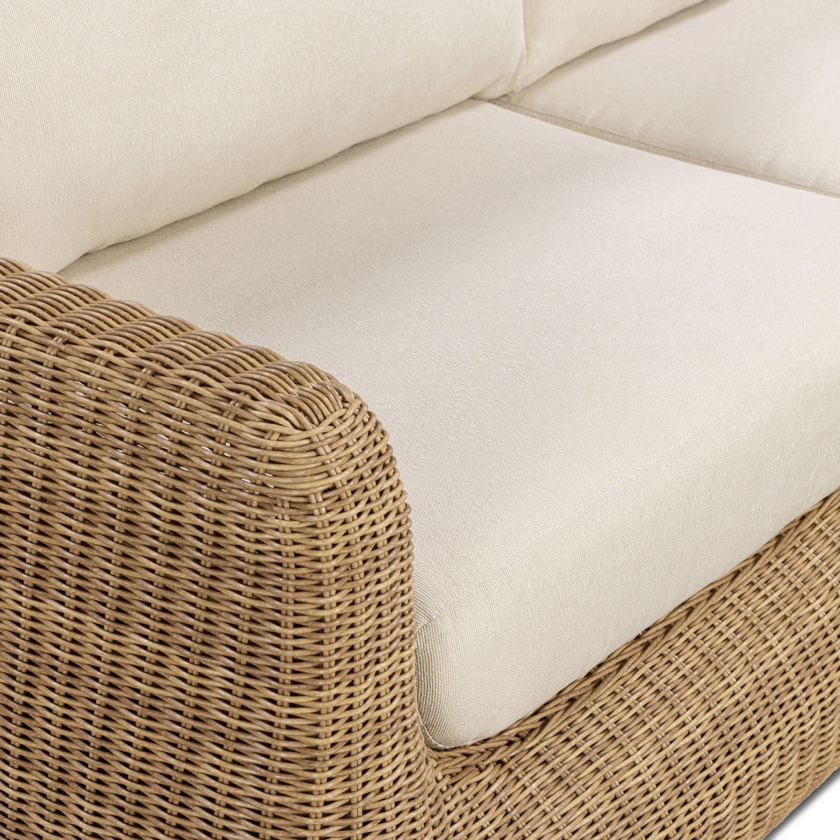 Dana 85" Cream Outdoor Sofa