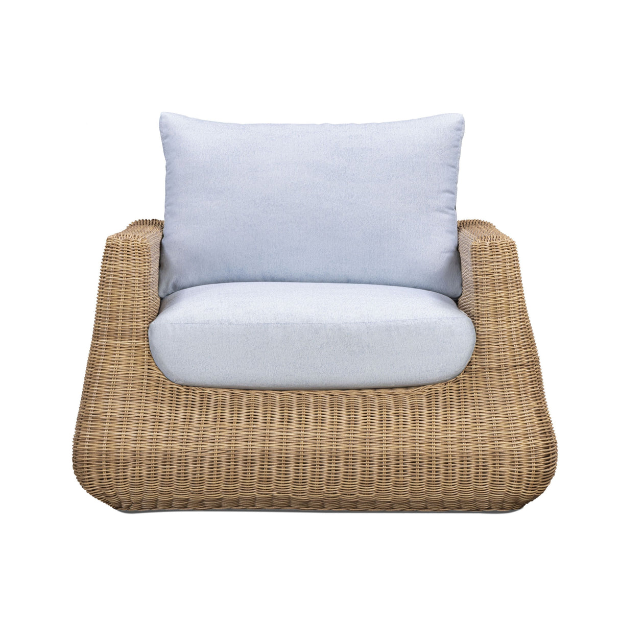 Dana Light Blue Outdoor Accent Chair