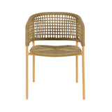 Niel Oak Finish Outdoor Dining Chair by TOV Furniture at Eve Furniture
