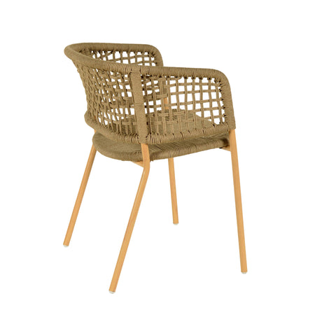 Niel Oak Finish Outdoor Dining Chair by TOV Furniture at Eve Furniture
