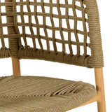Niel Oak Finish Outdoor Dining Chair by TOV Furniture at Eve Furniture