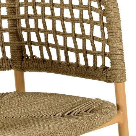 Niel Oak Finish Outdoor Dining Chair by TOV Furniture at Eve Furniture