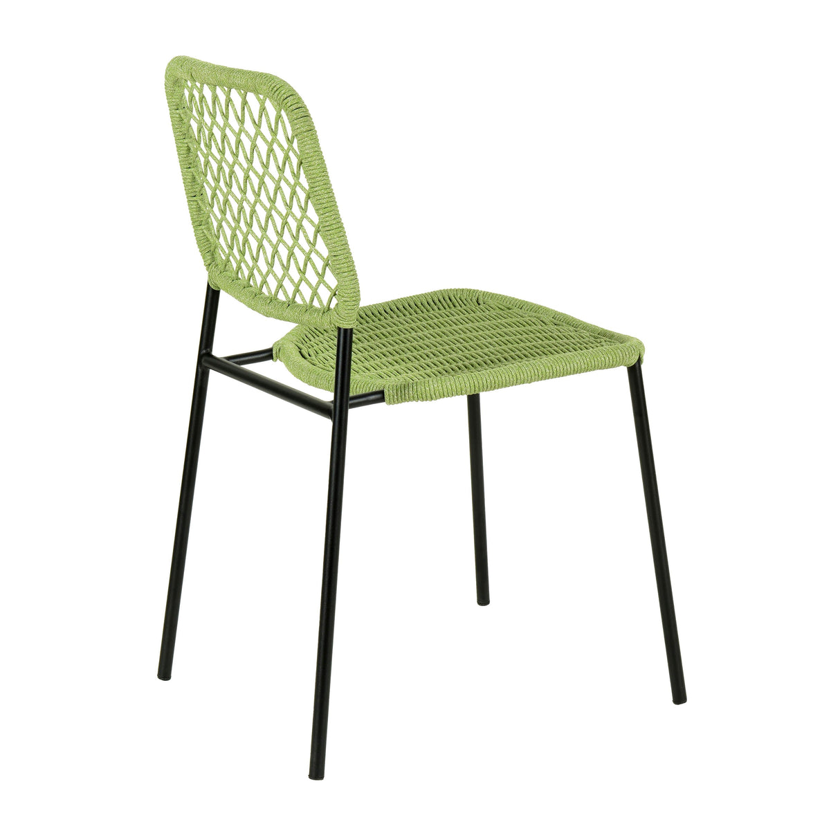 Lucy Dyed Cord Stackable Outdoor Dining Chair by TOV Furniture at Eve Furniture