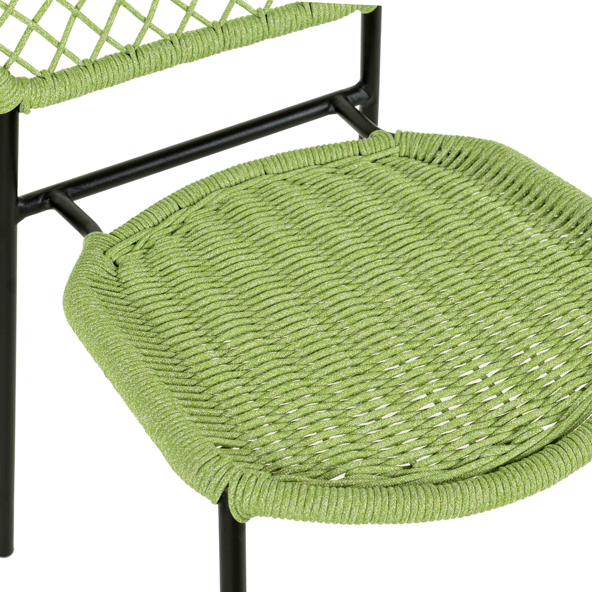 Lucy Dyed Cord Stackable Outdoor Dining Chair by TOV Furniture at Eve Furniture
