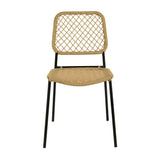 Lucy Dyed Cord Stackable Outdoor Dining Chair by TOV Furniture at Eve Furniture